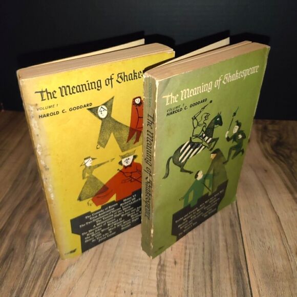 The Meaning of Shakespeare Vol. 1 & 2 by Harold C. Goddard (1960, Paperback) - Picture 4 of 4